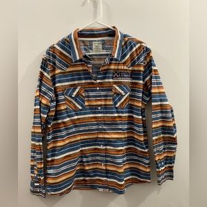 Panhandle Aztec long sleeve Pearl snap ladies